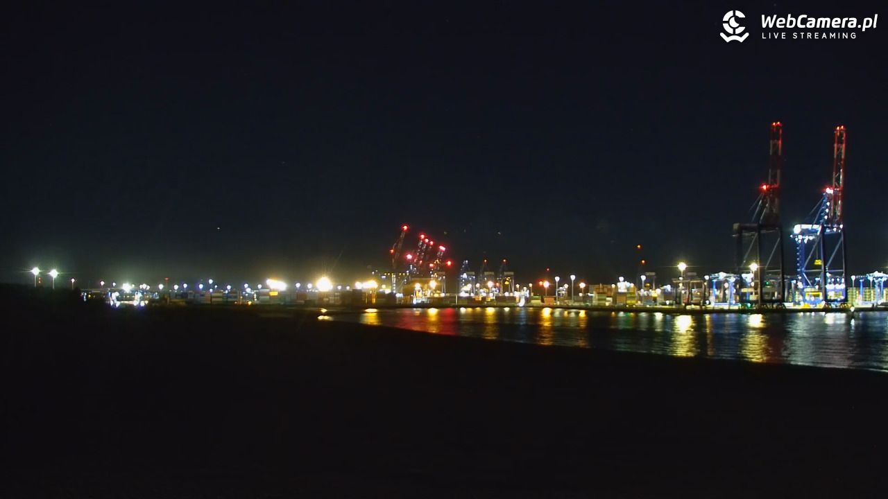 Gdańsk - widok na PLAŻĘ STOGI NOWOŚĆ - 12 maj 2025, 22:45