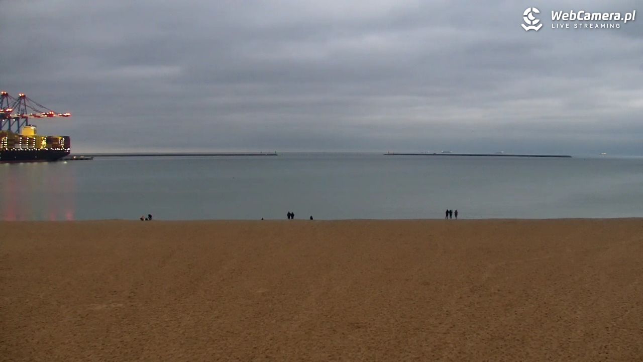 Gdańsk - widok na PLAŻĘ STOGI NOWOŚĆ - 10 grudzień 2025, 15:30