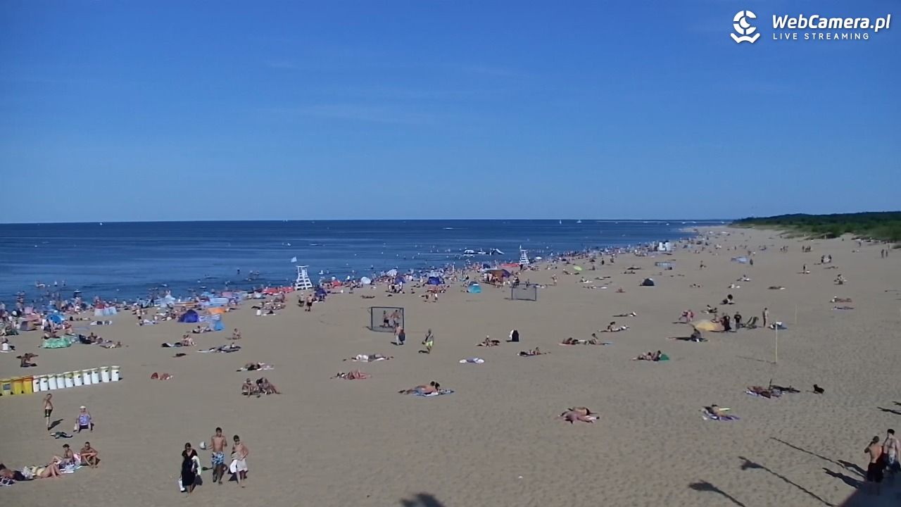 Gdańsk - widok na PLAŻĘ STOGI NOWOŚĆ - 15 sierpień 2026, 16:26