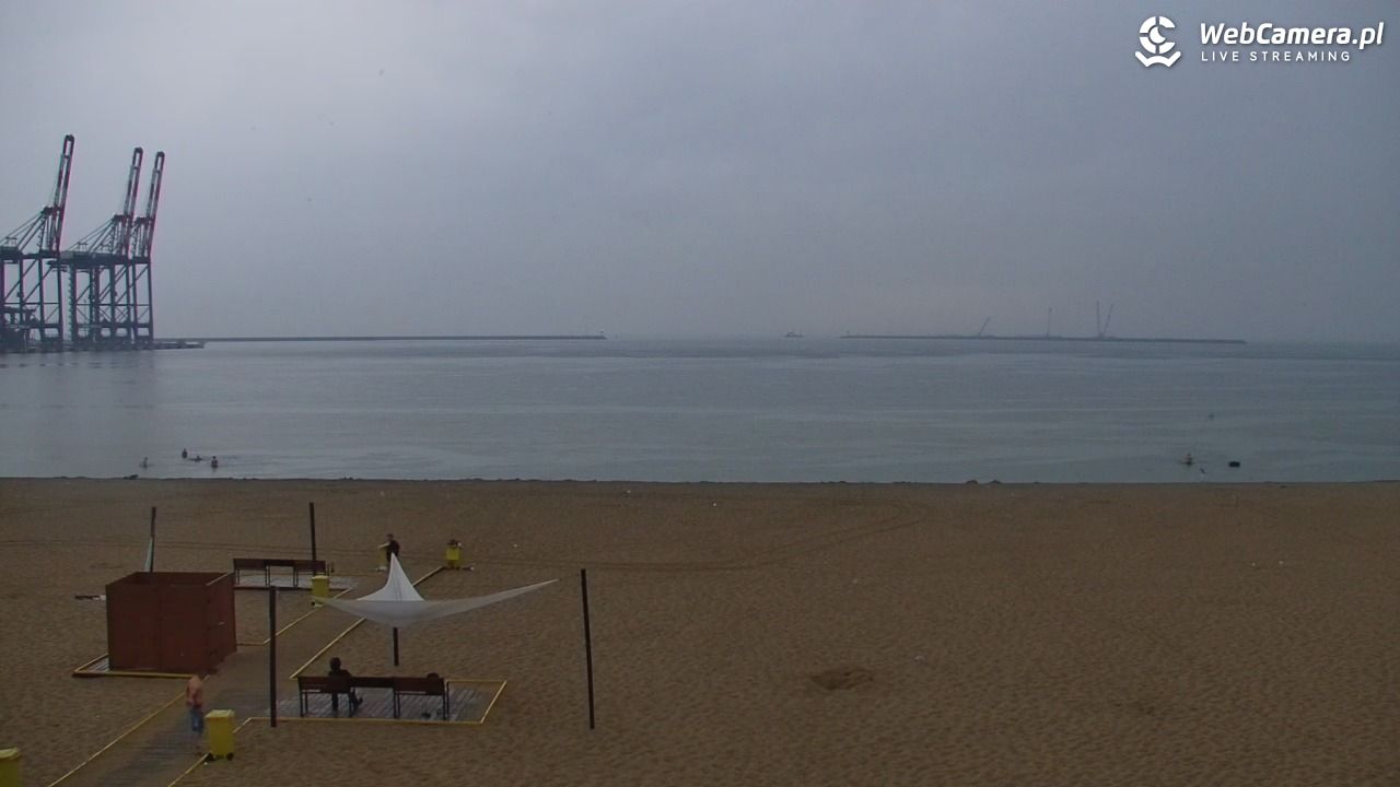 Gdańsk - widok na PLAŻĘ STOGI NOWOŚĆ - 21 czerwiec 2026, 17:43