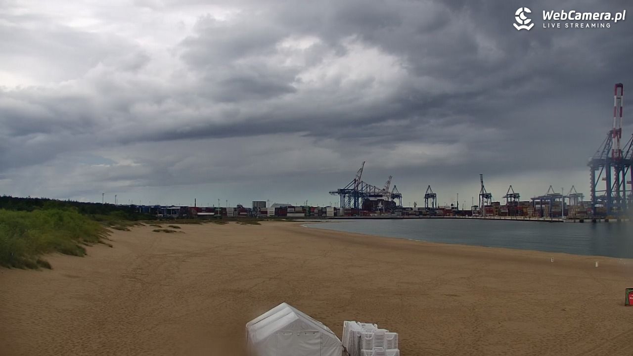 Gdańsk - widok na PLAŻĘ STOGI NOWOŚĆ - 26 sierpień 2025, 14:28