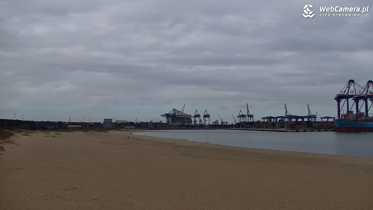 Gdańsk - widok na PLAŻĘ STOGI NOWOŚĆ - 12 marzec 2026, 11:43