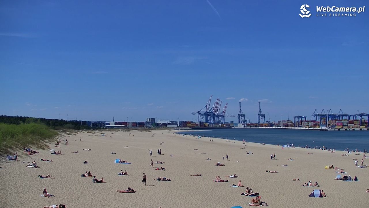 Gdańsk - widok na PLAŻĘ STOGI NOWOŚĆ - 03 maj 2026, 13:28