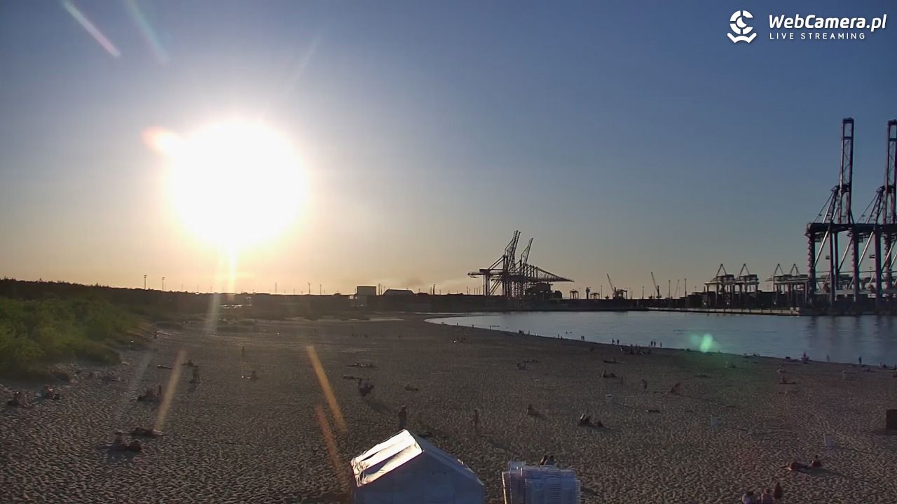 Gdańsk - widok na PLAŻĘ STOGI NOWOŚĆ - 02 lipiec 2025, 20:12