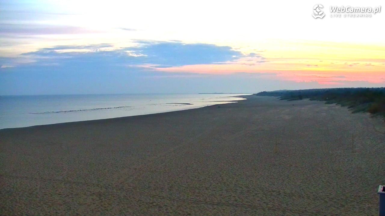 Gdańsk - widok na PLAŻĘ STOGI NOWOŚĆ - 22 październik 2025, 07:24