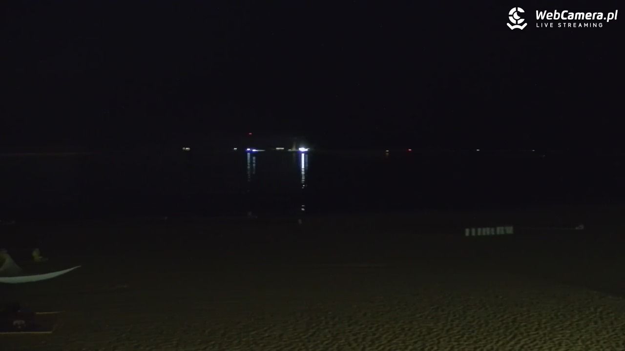 Gdańsk - widok na PLAŻĘ STOGI NOWOŚĆ - 21 czerwiec 2026, 00:05