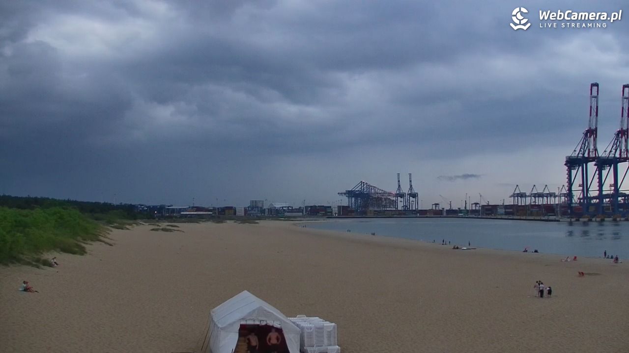 Gdańsk - widok na PLAŻĘ STOGI NOWOŚĆ - 21 czerwiec 2026, 16:48
