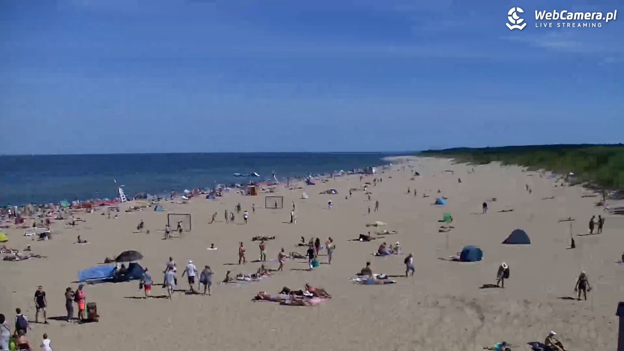 Gdańsk - widok na PLAŻĘ STOGI NOWOŚĆ - 14 sierpień 2026, 13:33
