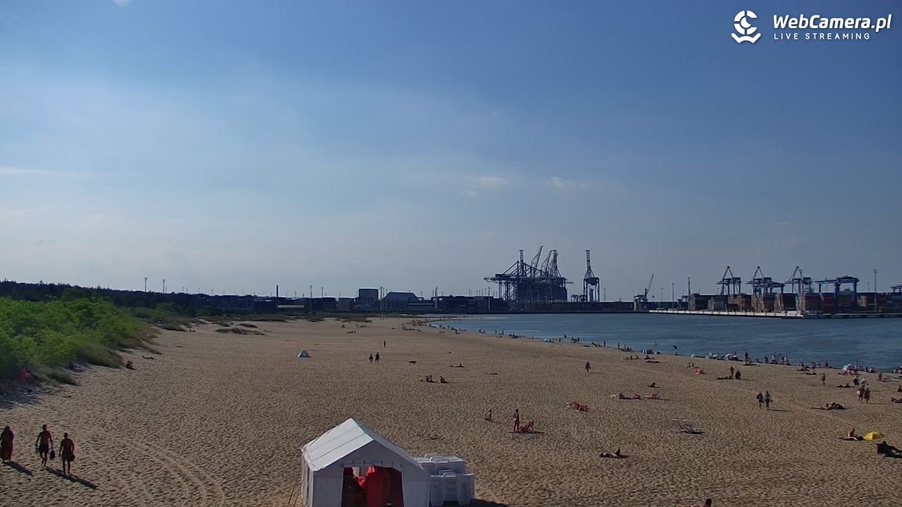 Gdańsk - widok na PLAŻĘ STOGI NOWOŚĆ - 20 czerwiec 2026, 17:22
