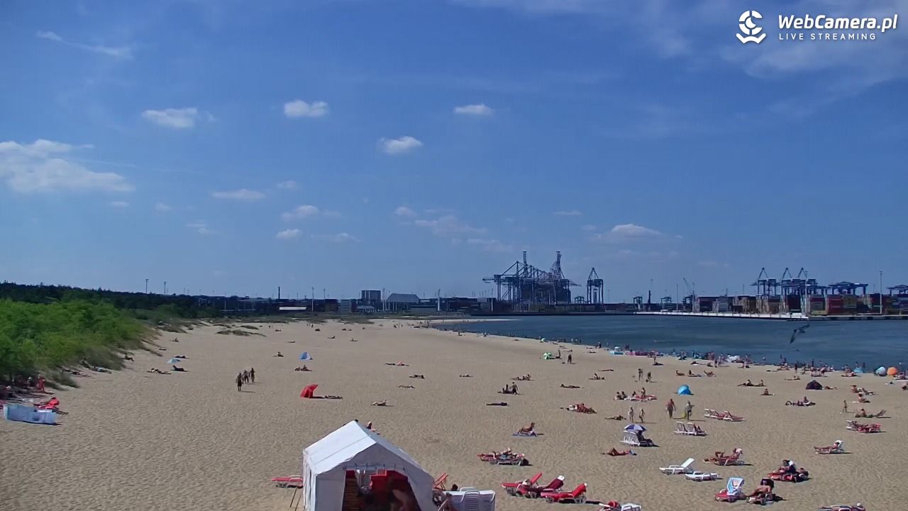 Gdańsk - widok na PLAŻĘ STOGI NOWOŚĆ - 20 czerwiec 2026, 14:59