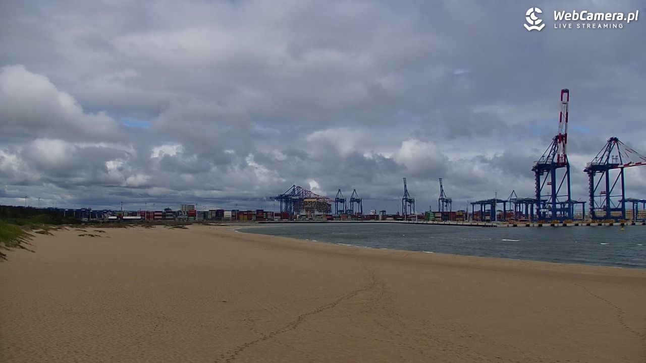 Gdańsk - widok na PLAŻĘ STOGI NOWOŚĆ - 15 maj 2025, 13:00