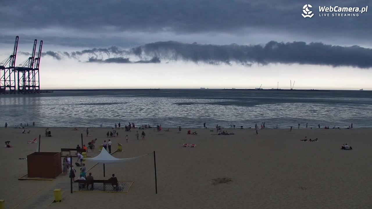 Gdańsk - widok na PLAŻĘ STOGI NOWOŚĆ - 21 czerwiec 2026, 16:45