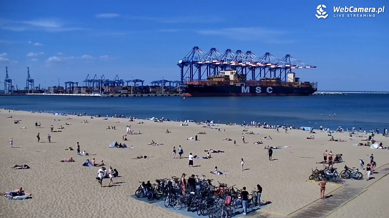 Gdańsk - widok na PLAŻĘ STOGI NOWOŚĆ - 03 maj 2026, 14:14
