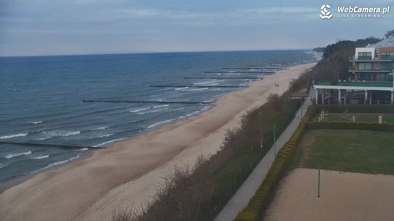 USTRONIE MORSKIE - widok na plażę - 19 kwiecień 2026, 17:43