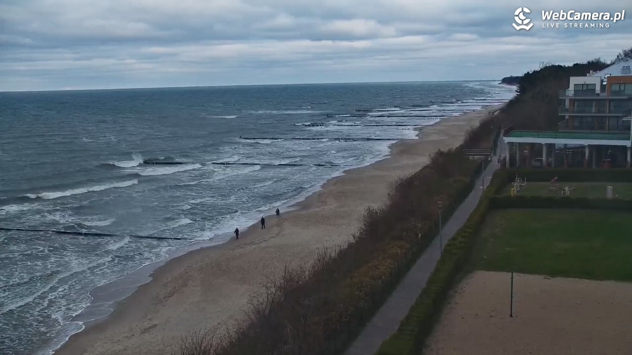 USTRONIE MORSKIE - widok na plażę - 26 listopad 2025, 14:15