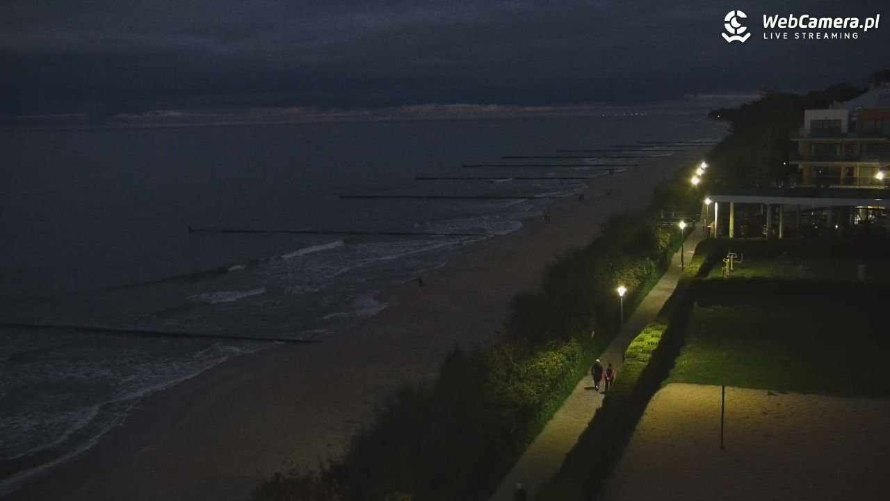 USTRONIE MORSKIE - widok na plażę - 14 październik 2025, 18:36