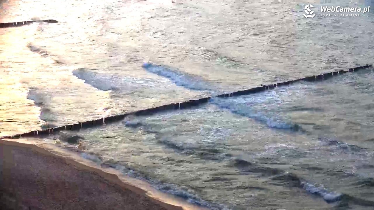 USTRONIE MORSKIE - widok na plażę - 19 kwiecień 2026, 18:40