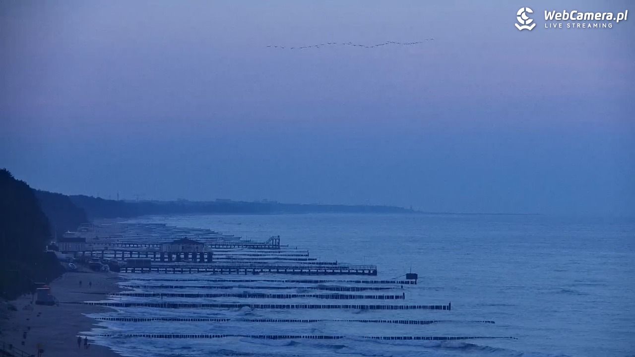 USTRONIE MORSKIE - widok na plażę - 31 lipiec 2026, 05:48