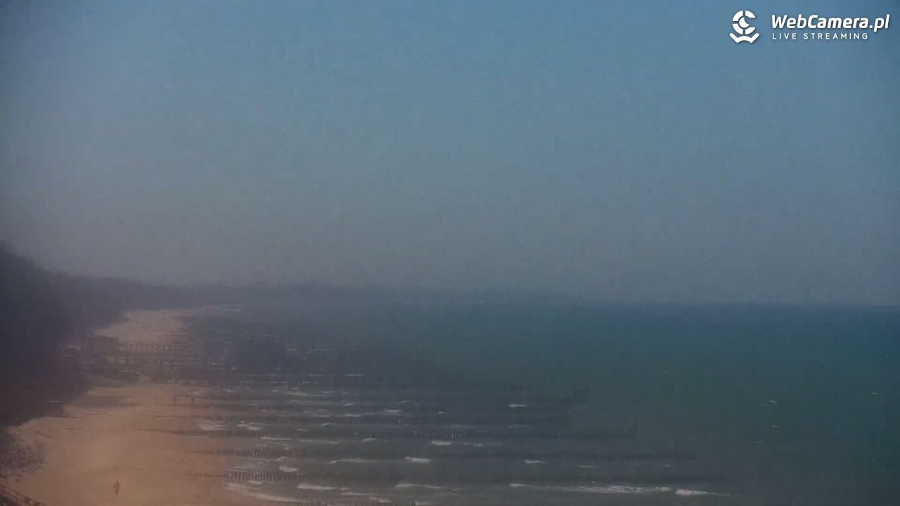 USTRONIE MORSKIE - widok na plażę - 22 kwiecień 2026, 13:10