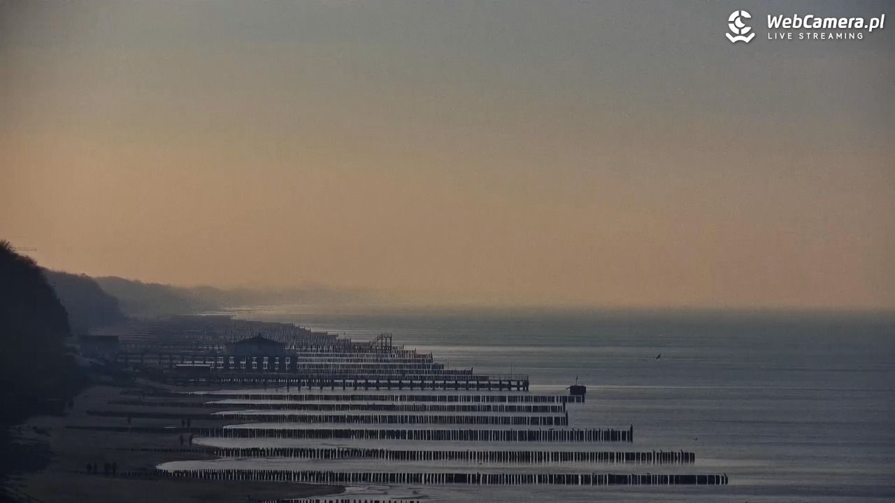 USTRONIE MORSKIE - widok na plażę - 16 styczeń 2026, 14:14