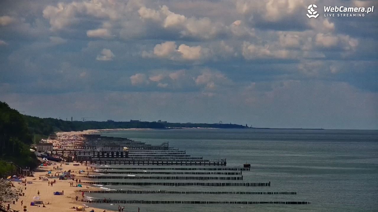 USTRONIE MORSKIE - widok na plażę - 12 czerwiec 2026, 13:15