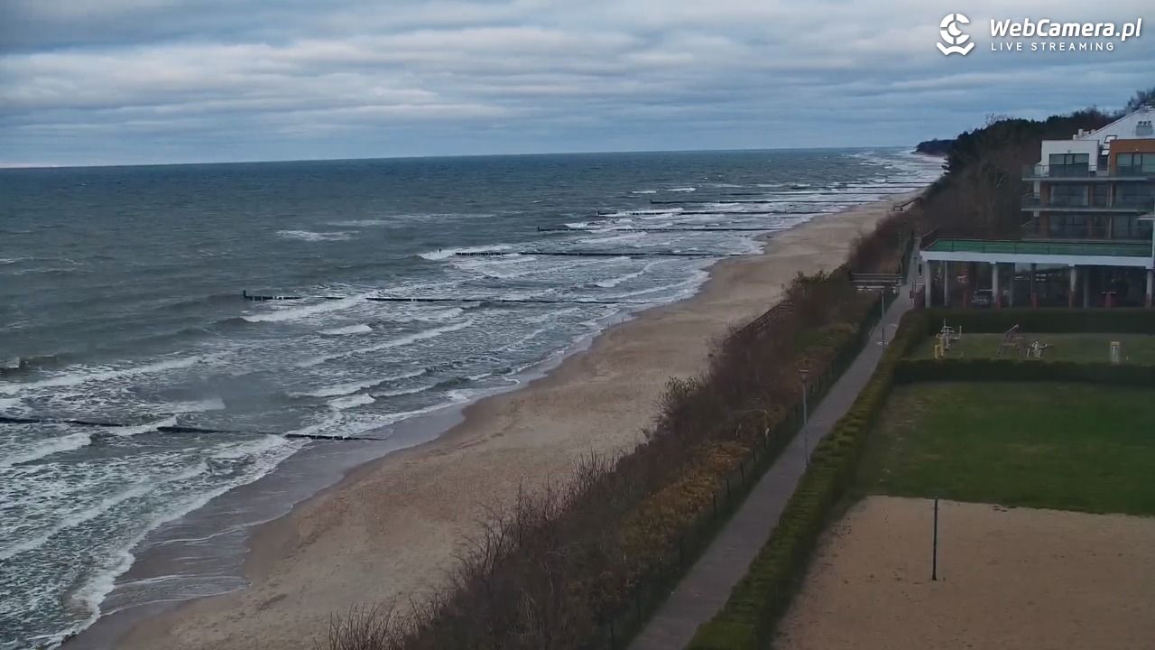 USTRONIE MORSKIE - widok na plażę - 26 listopad 2025, 14:31