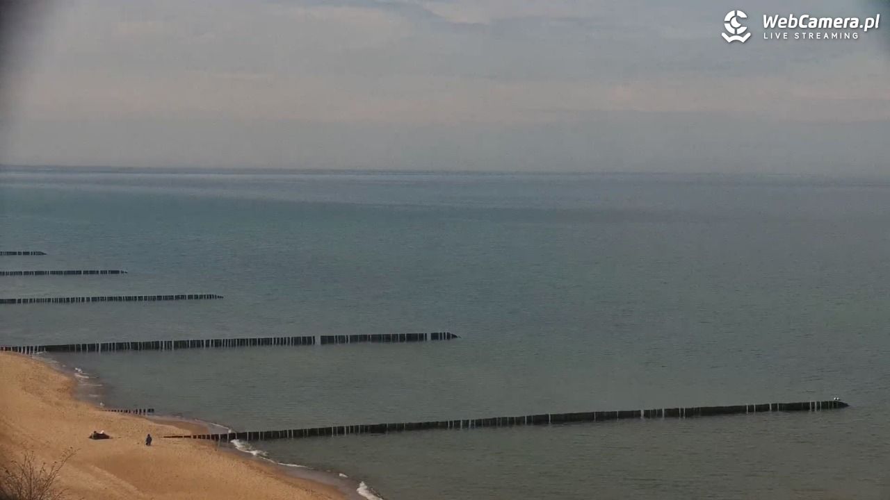 USTRONIE MORSKIE - widok na plażę - 19 kwiecień 2026, 12:22