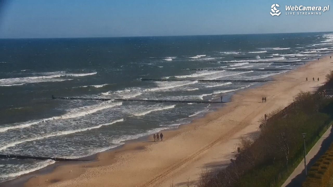 USTRONIE MORSKIE - widok na plażę - 20 kwiecień 2026, 09:43