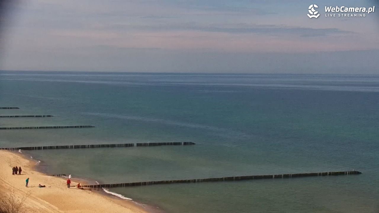 USTRONIE MORSKIE - widok na plażę - 19 kwiecień 2026, 12:47