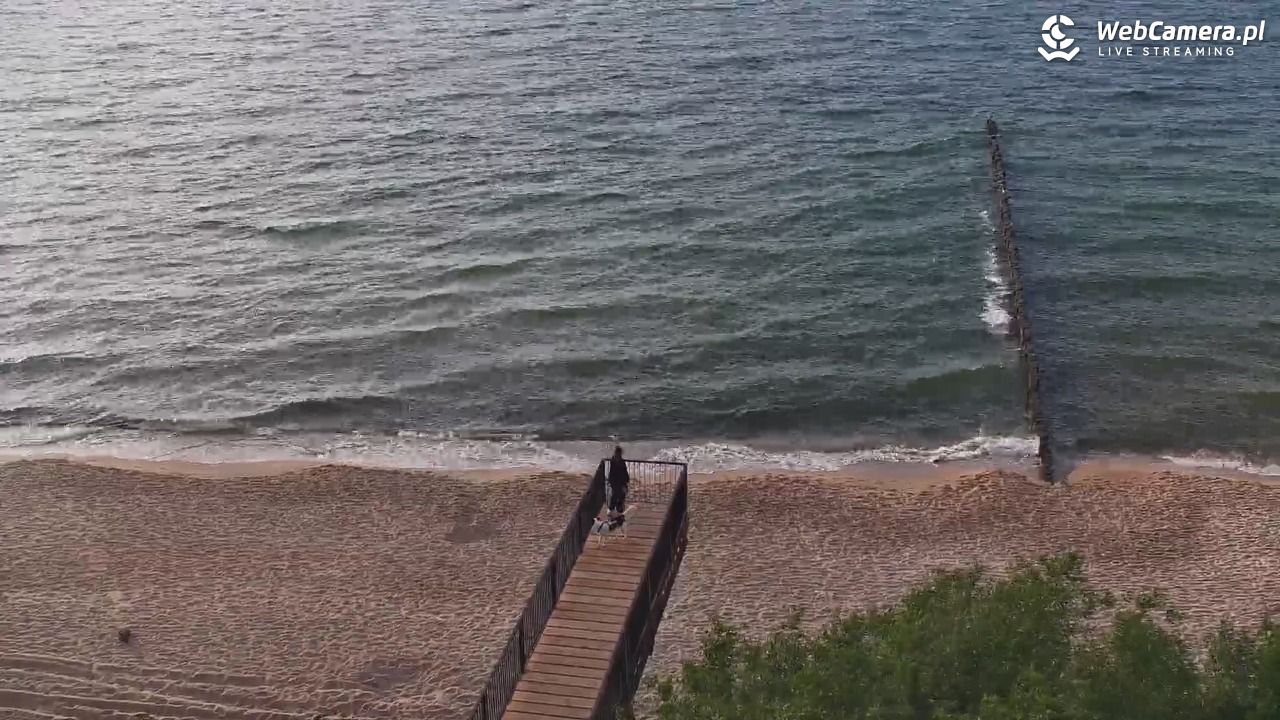 USTRONIE MORSKIE - widok na plażę - 11 czerwiec 2026, 19:44