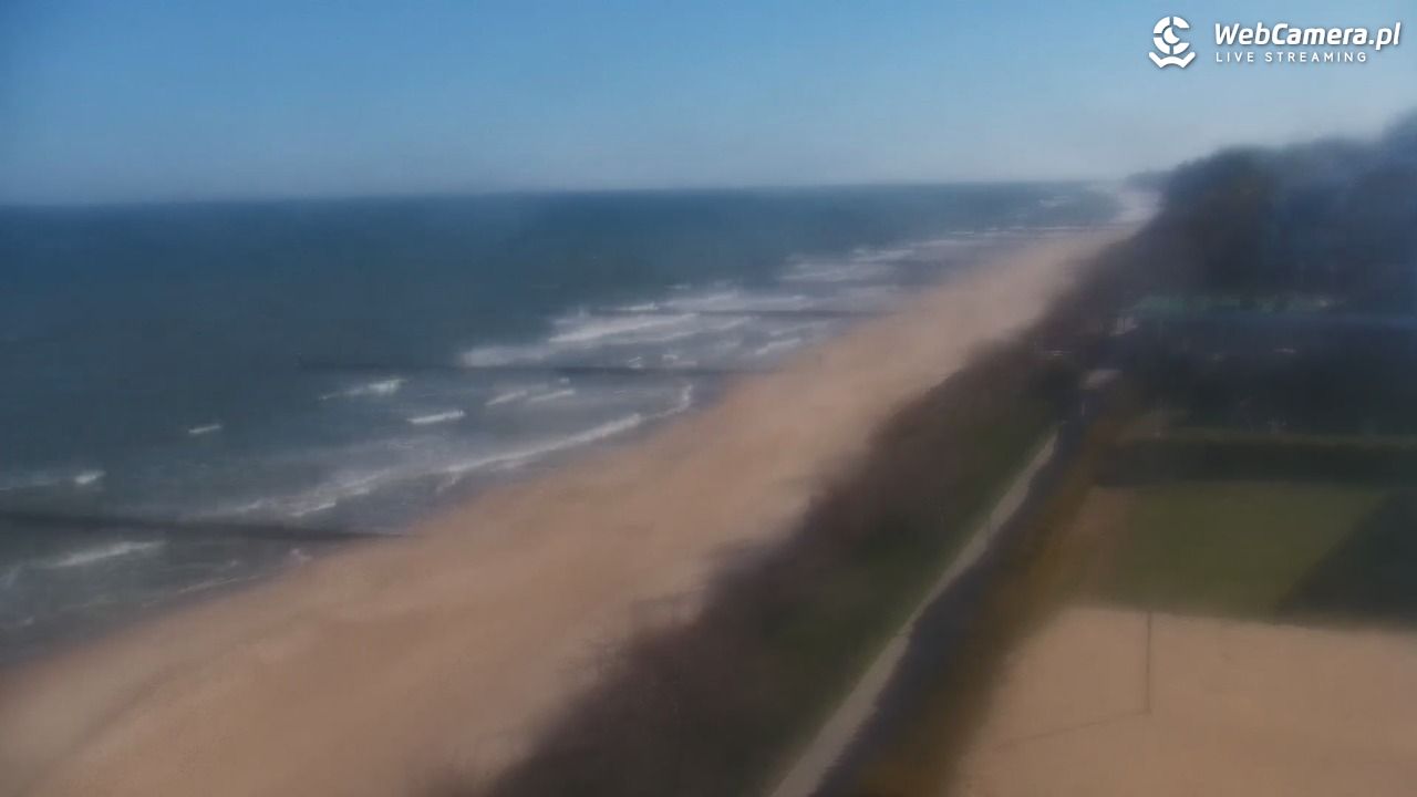 USTRONIE MORSKIE - widok na plażę - 21 kwiecień 2026, 09:21