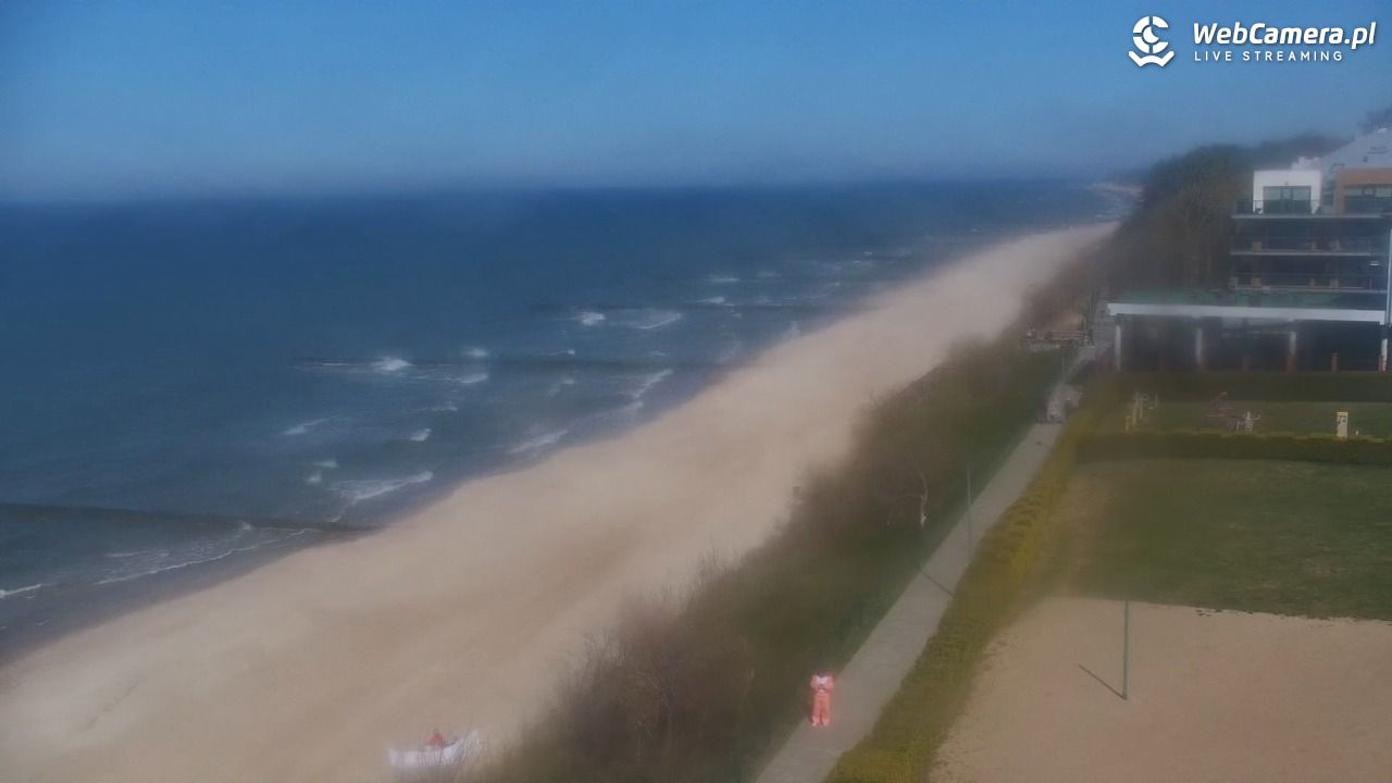 USTRONIE MORSKIE - widok na plażę - 22 kwiecień 2026, 14:51