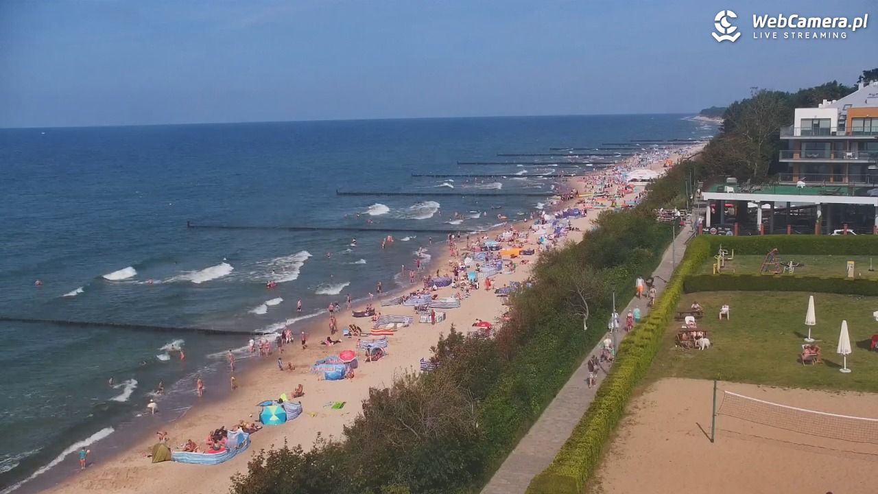 USTRONIE MORSKIE - widok na plażę - 31 lipiec 2026, 15:16