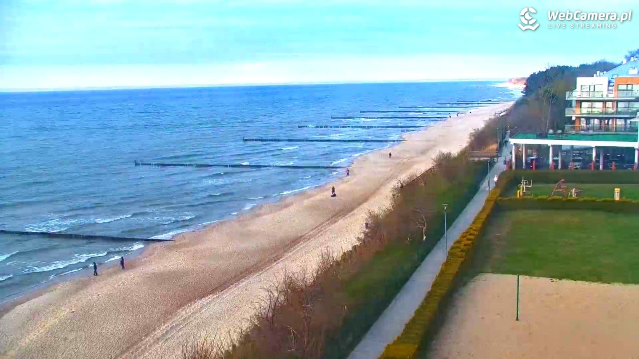 USTRONIE MORSKIE - widok na plażę - 19 kwiecień 2026, 18:41