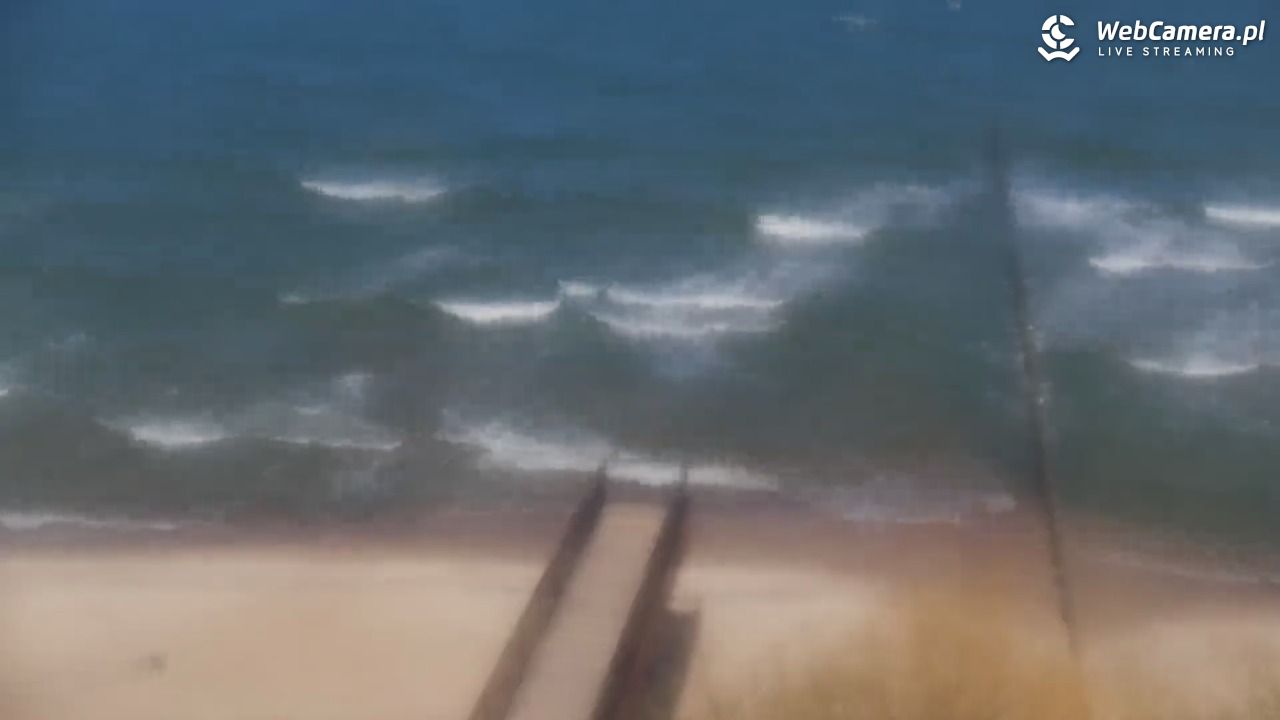 USTRONIE MORSKIE - widok na plażę - 21 kwiecień 2026, 11:56