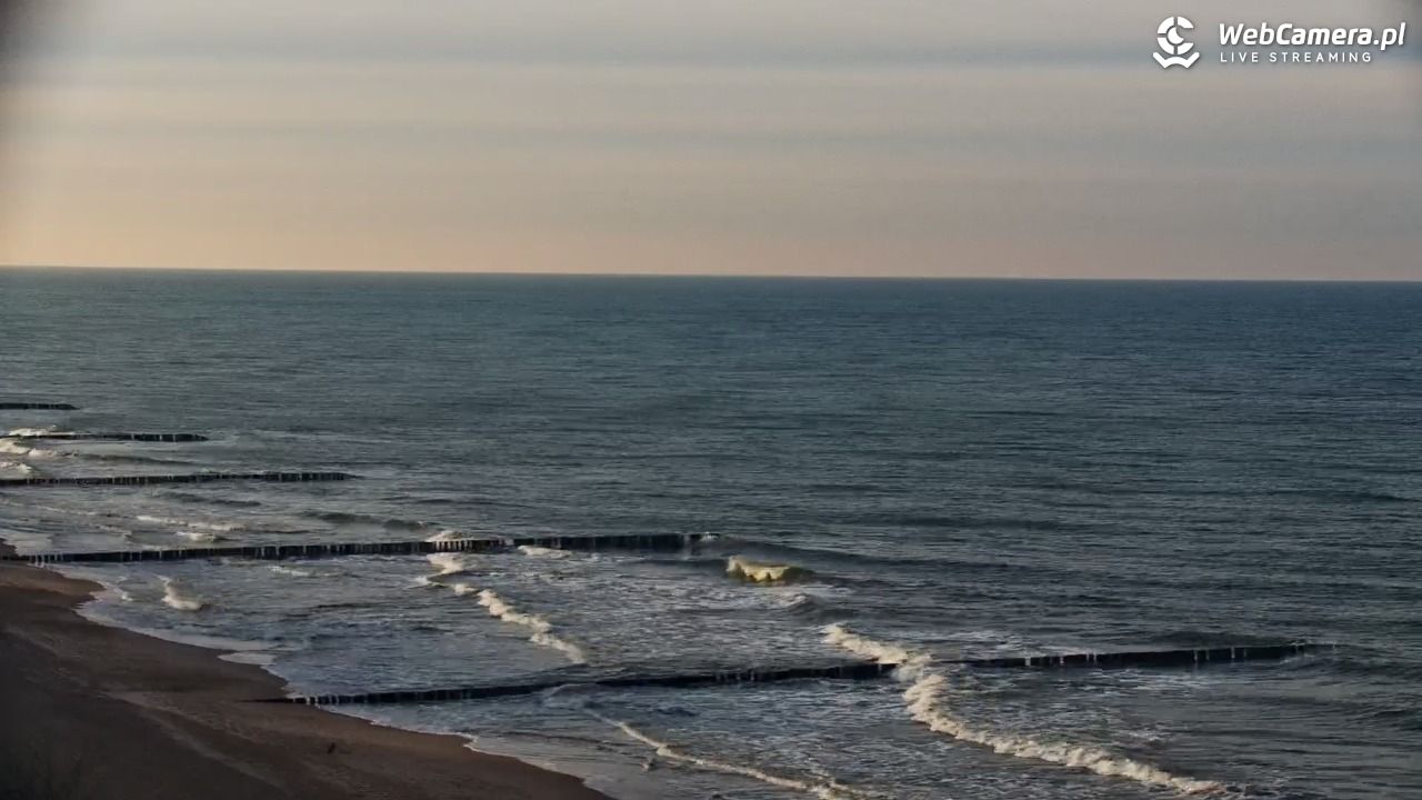 USTRONIE MORSKIE - widok na plażę - 27 listopad 2025, 13:37