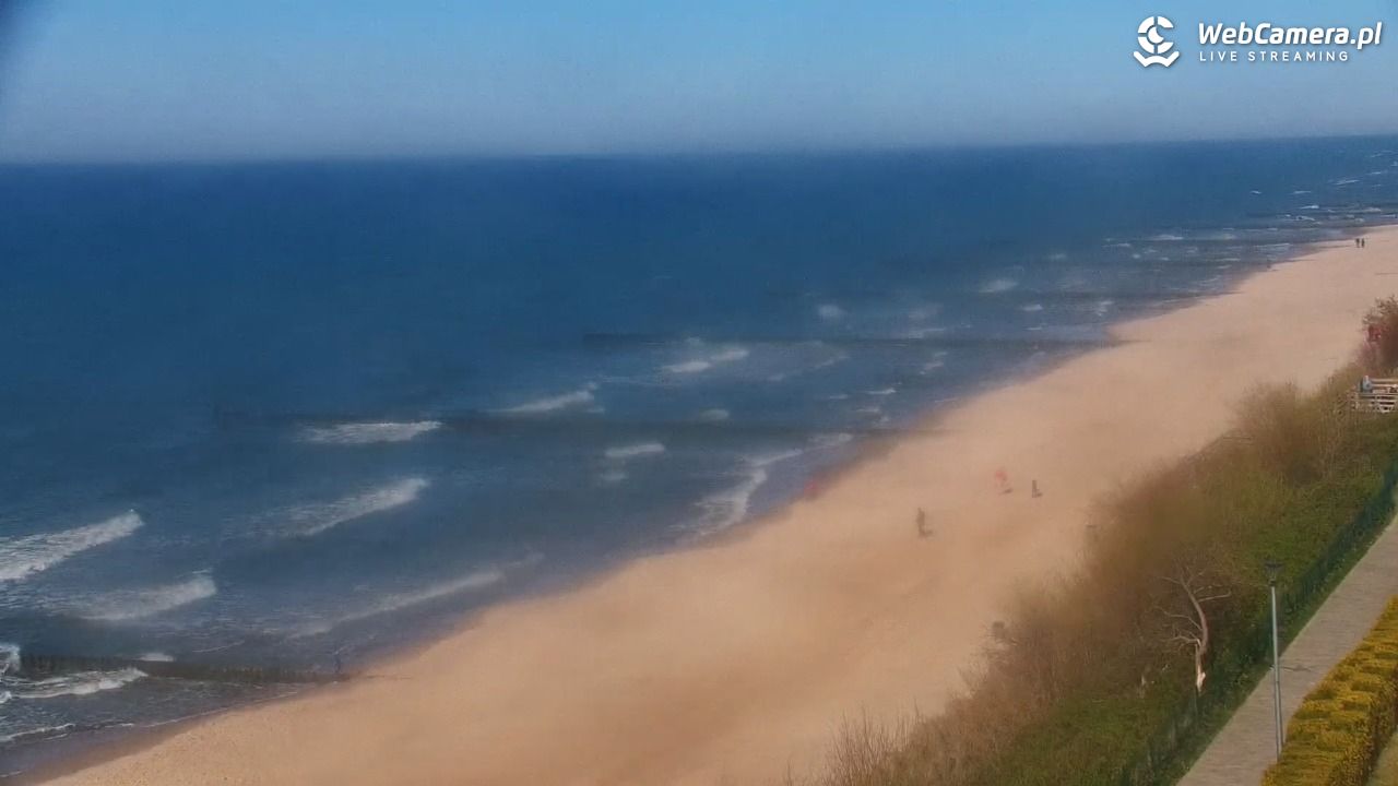 USTRONIE MORSKIE - widok na plażę - 22 kwiecień 2026, 16:28