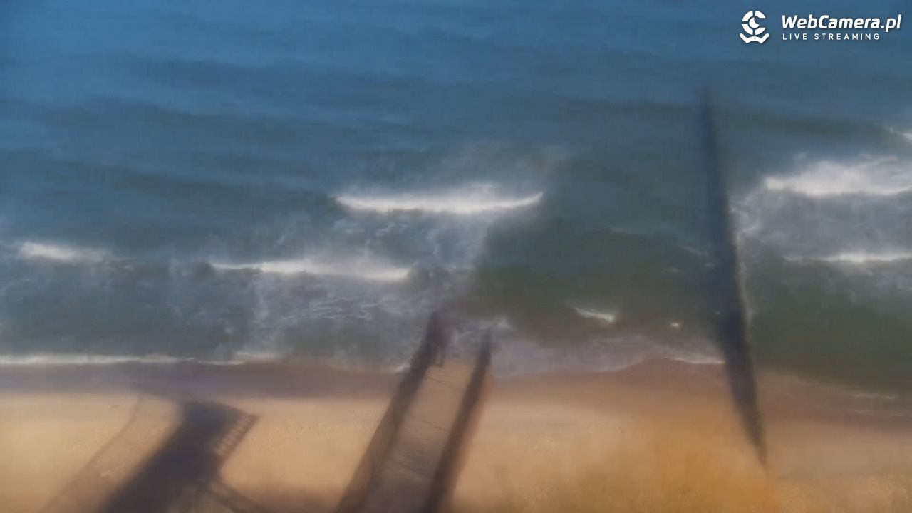 USTRONIE MORSKIE - widok na plażę - 21 kwiecień 2026, 08:43