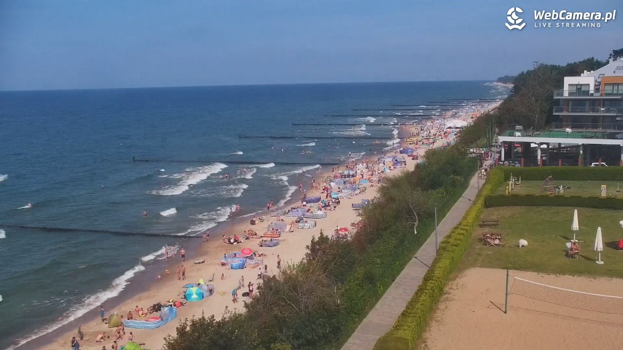 USTRONIE MORSKIE - widok na plażę - 31 lipiec 2026, 14:48