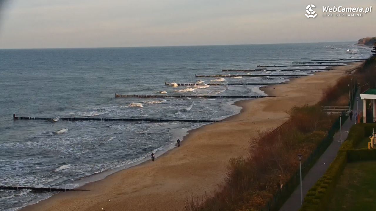 USTRONIE MORSKIE - widok na plażę - 27 listopad 2025, 14:43
