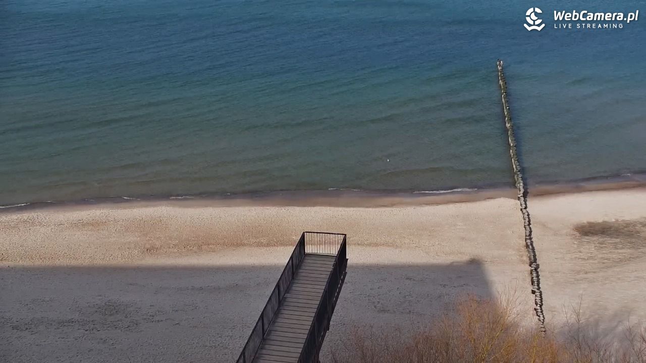 USTRONIE MORSKIE - widok na plażę - 27 luty 2026, 12:41