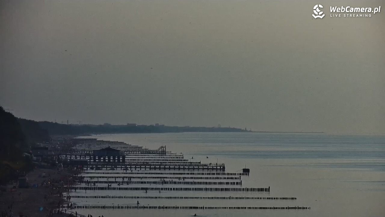 USTRONIE MORSKIE - widok na plażę - 30 lipiec 2026, 19:26