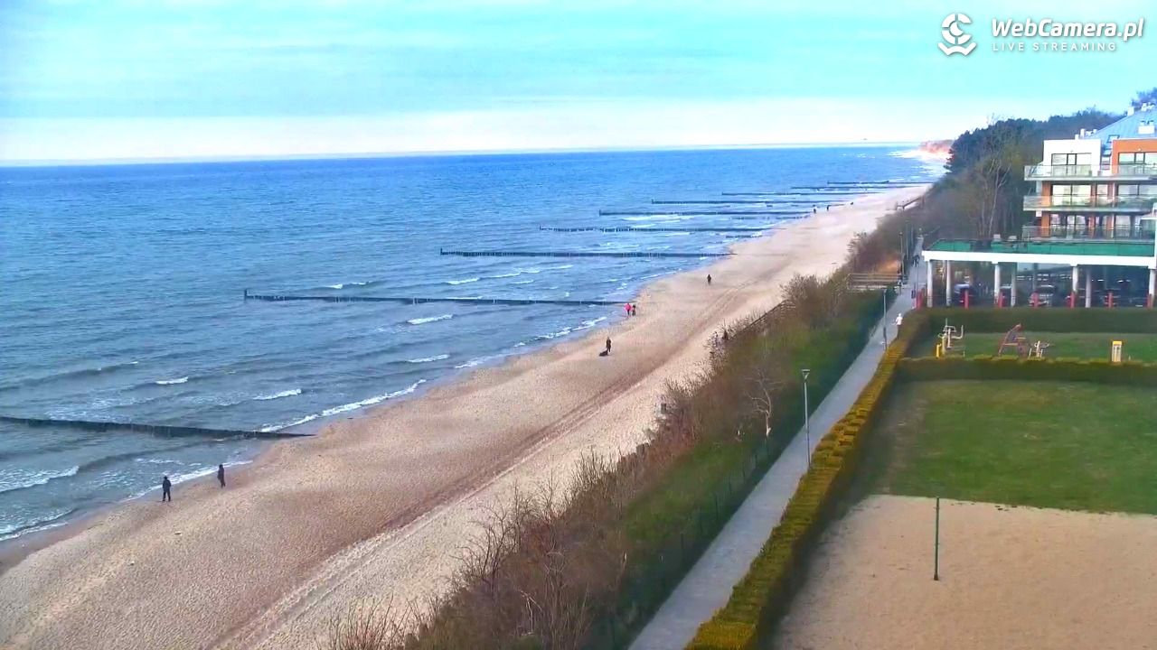 USTRONIE MORSKIE - widok na plażę - 19 kwiecień 2026, 18:41