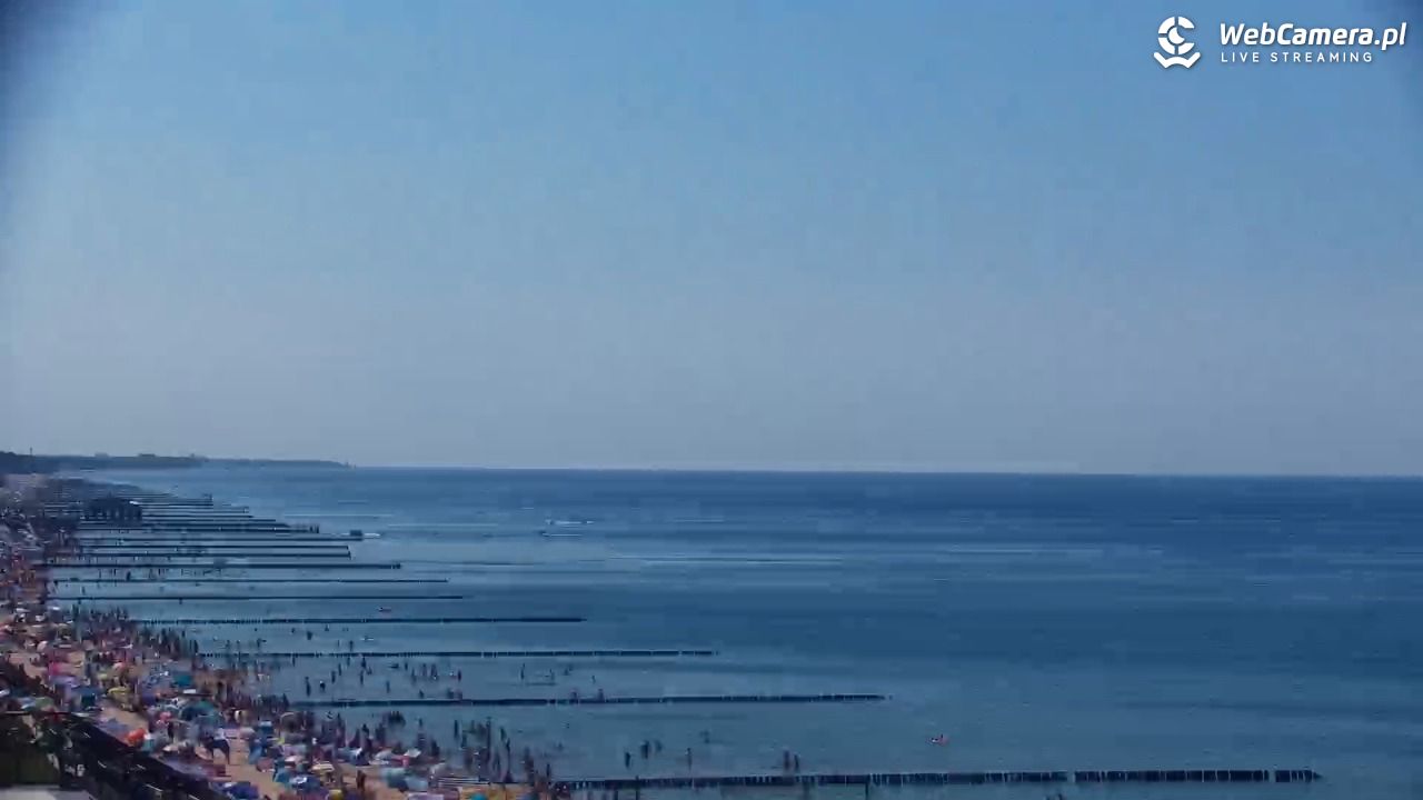 USTRONIE MORSKIE - widok na plażę - 30 lipiec 2026, 14:30