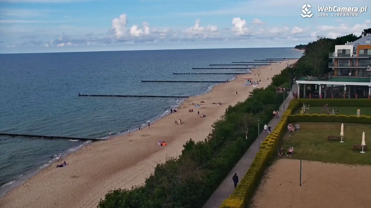 USTRONIE MORSKIE - widok na plażę - 11 czerwiec 2026, 17:05