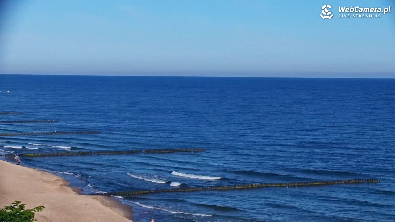 USTRONIE MORSKIE - widok na plażę - 12 czerwiec 2026, 06:56