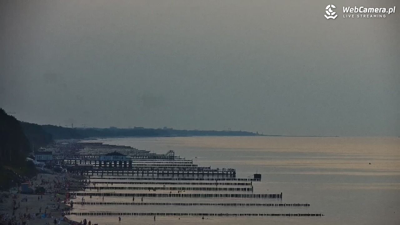 USTRONIE MORSKIE - widok na plażę - 30 lipiec 2026, 20:28