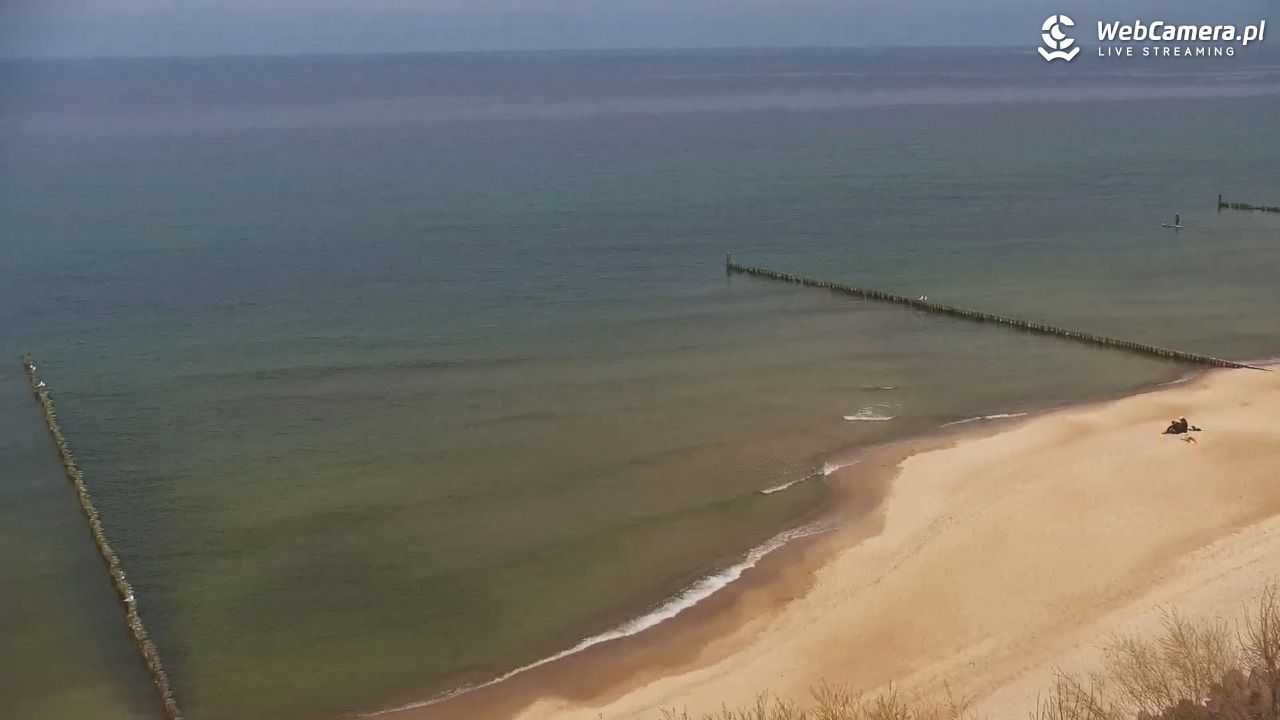 USTRONIE MORSKIE - widok na plażę - 19 kwiecień 2026, 13:02