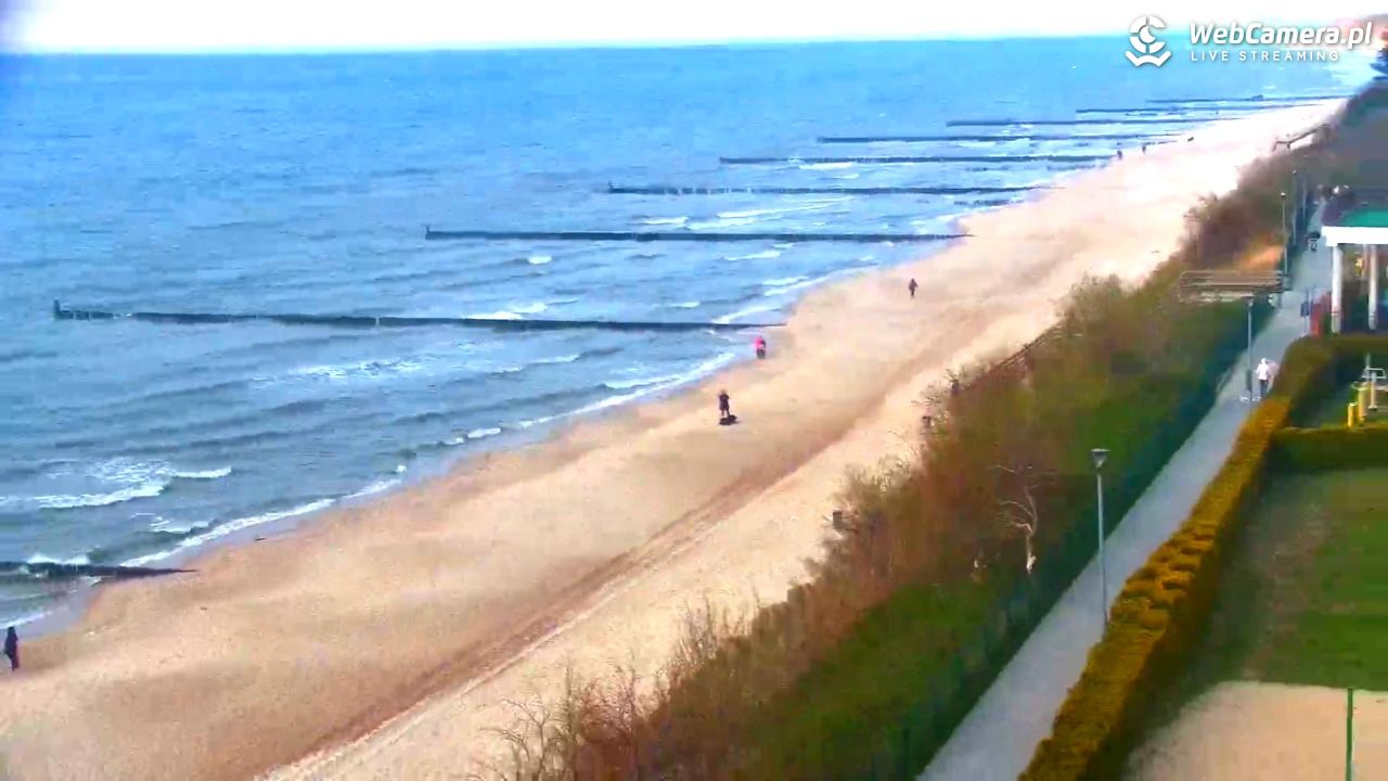 USTRONIE MORSKIE - widok na plażę - 19 kwiecień 2026, 18:41