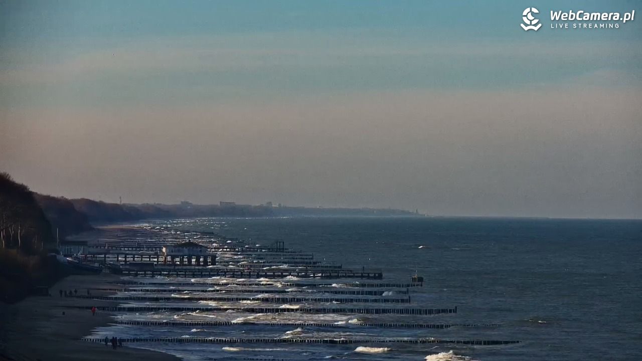 USTRONIE MORSKIE - widok na plażę - 27 listopad 2025, 11:10
